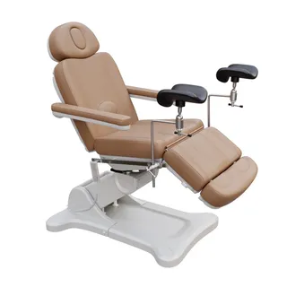 Spa Numa OB-GYN Swivel 2246B-SU electric treatment table with stirrups (Source One Beauty product photo)