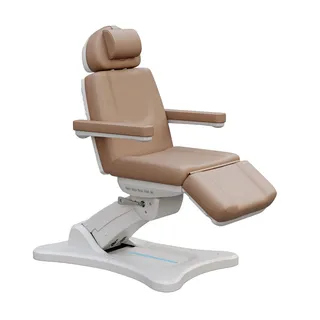 Spa Numa Serenity 3346N electric treatment chair in sand (Source One Beauty product photo)